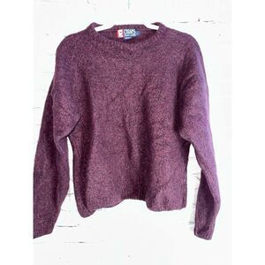 Vintage Chaps by Ralph Lauren Merino Wool Sweater Men’s Size Large Maroon